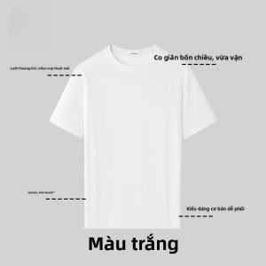 Áo thun nam MiiOW Catman vải cotton tay ngắn kháng khuẩn khô nhanh - mùa hè