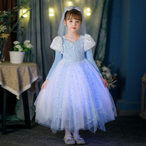 Frozen Elsa Princess Glow Dress