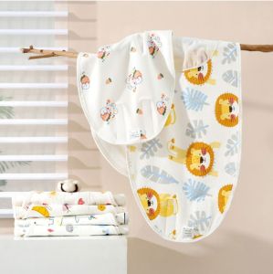 Newborn Swaddle Baby Anti-jump Wrap Thin Summer Style Baby Sleeping Blanket