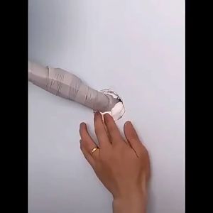 10 gó iXi Măng Trắng Chống Thấm Cách Nhiệt Bùn Đất Sét Keo Trám Tường Nhà Lỗ Điều Hoà Đường Ống Nước -Lumbley
