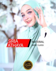 Kerudung Instan Dewasa Kekinian Terbaru Siria ATHAYA Tali Lancip Jersey Super By Kartika Hijab