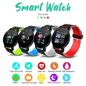 🤞FREE Shipping+COD🤞119 plus Jam Smart Watch IP67 Waterproof Smart Bracelet Fitness Tracker Bluetooth Sport Hearh