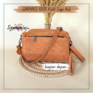 Hobo Tas Selempang Hand bag Kulit Sapi Jenis CH Crazy Horse Tas Kulit Pria Wanita Terbaru 2023