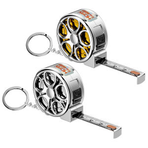 Mini Pocket Tape Measure 2M Stainless Steel Blade & ABS Shell | Retractable Measuring Tool for Home English and Metric Systems