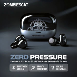 ZOMBIESCAT B15 TWS Wireless Earbuds Bluetooth 5.4 IPX4 Waterproof Sports Earphones HiFi Stereo Non-in-ear Comfortable Headset