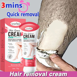 SADOER | Hair Removal Cream Permanent Epilator Cream Intimate Areas Health Painless Hair Remover Growth Inhibitor for Woman Men Body Care