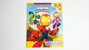 Marvel Iron Man & Awesome Friends Ultimate Sticker Activity Book With Fun Colouring Pages For Kids