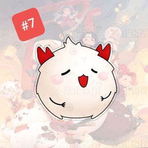 茨球阴阳师卡通动漫亚克力胸针 书包包包笔盒服饰背包挂件帽子 别针徽章配件 Cute Brooch Acrylic Badge Pin Diy Decoration School Pencil Bag Hat Kerongsang Budak Hiasan Topi Beg XZ47