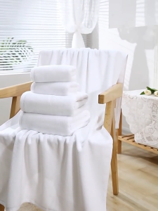 Luxury White Bath Towels
