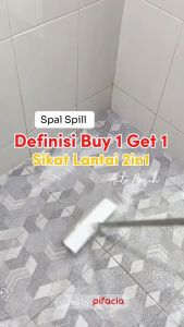 PIFACIA Sikat Pembersih Lantai Kamar Mandi Dinding WC Kloset Gagang Dorong Panjang Floor Cleaning Serbaguna