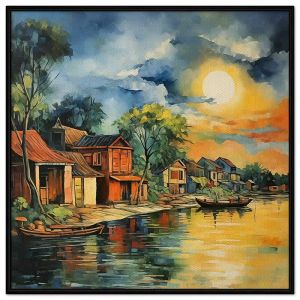 Tranh treo tường phong cảnh tranh dán tường tranh in canvas CGI-91