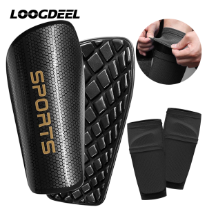 Loogdeel Soccer Football Shin Guard Socks Set Adults Kid Professional Shields Legging Shinguards Leg Protection Board Socks Pads