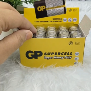 Bateri GP 9V Supercell Tahan Lama | GP 9V Battery Heavy Duty for Smoke Detector Smart Tag [1Pcs]
