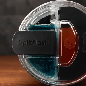 Splitflask® 30oz Dual-Chamber Tumbler for Coffee and Water