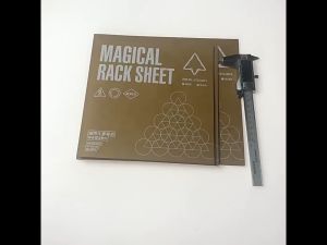 Magic Ball Rack 6PCS Billiard Triangle Magic Rack Sheet with Pool Table Marker Dots Pool Table Ball Holder