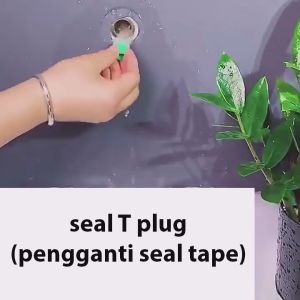 Seal T Plug Silicon: Pengganti Seal Tape Penutup Pipa Kran 1/2\" 3/4\"