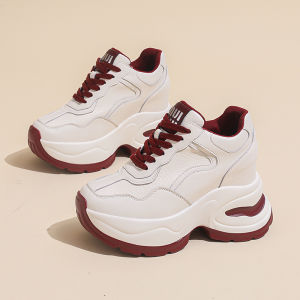 Womens Dad Shoes with Hidden Heel Height Increase Lightweight Casual Sports Shoes Fashionable Thick Bottom Autumn New Arrival