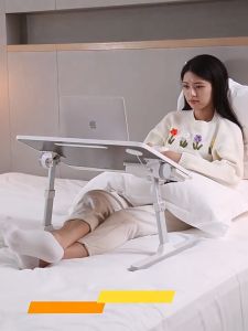 Foldable Mini Table Computer Study Table with 4 USB Port Anti-slip Notebook Table Laptop Desk Meja Belajar Bed Table 折叠电脑桌