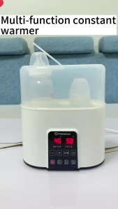 LUCKYBABE COD 2 in 1 Intelligent Feeding Bottle Sterilizer Constant Warm Milk Intelligent Timing Sterilizer for Baby Bottles and Pacifiers