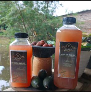 saripati buah pinang kemasan 1 Liter dan 500 ml