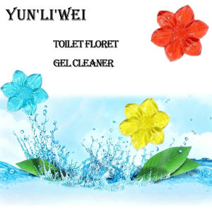 6 Color Toilet Cleaner Gel Long Lasting Dissolving Sticks Bathroom Odor Removal Deodorizer Fresh Floral Fragrance Toilet Cleaner
