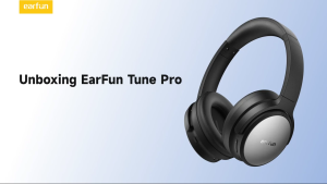 EarFun Tune Pro Hi-Res Wireless Bluetooth On-Ear Headphones with Active Noise Cancellation and Clear Calls