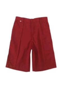 Celana pendek merah seragam sekolah dasar (SD) kelas 1 s/d 6 untuk anak laki laki