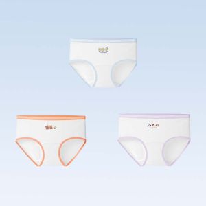Miiow | Girls Cotton Underwear Summer Thin Breathable Antibacterial Triangle Shorts Comfortable Seamless Innerwear For Students Ages 6-14