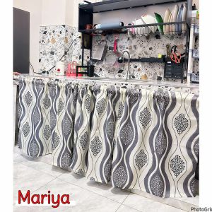 Elegant Kitchen Sink Curtain Standard Size 58x30 inches