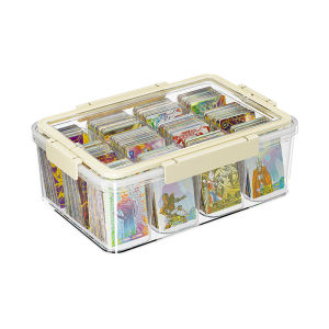 BAOJIAWANG | Acrylic Clear Sealed Compartmentalized Card Display Box
