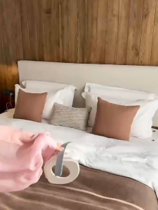 ร้านอยู่กทม.4ชิ้น ที่ยึดผ้าปูที่นอน วัสดุPP ผ้าคลุมเตียงไม่เห็น ป้องกันการเคลื่อนที่ ไม่ทำลายผ้าปู ความปลอดภัยต่อเด็ก