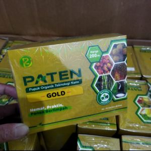 Pupuk paten gold organik 1 box isi 12 bungkus lengkap