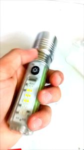 ORIGINAL MULTIFUNCTIONAL ZOOM FLASHLIGHT BUILT-IN BATTERY 520A WHITE LASER+WHITE LED+RED LED+BLUE LED+UV LED