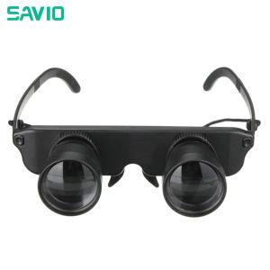 SAVIO 3X Zoom Magnifier Glasses Style Telescope 50-100m Optical Lens Outdoor Fishing Optics Binoculars Game Watching Tackle Device