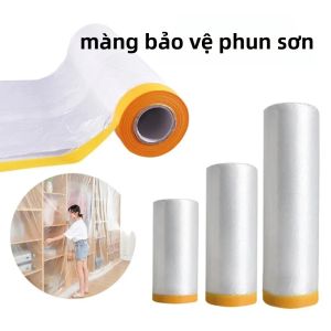 Cuộn Màng Che Phủ Bảo Vệ Dán Sẵn Dùng Cho Viền Tường Khung Ô Tô Và Thân Xe