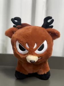Cartoon 99 Nights in the Forest Plush Deer Buddy Plush Toys Stuffed Doll Anime Animal Deer Buddy for Kids Birthday Christmas Toy