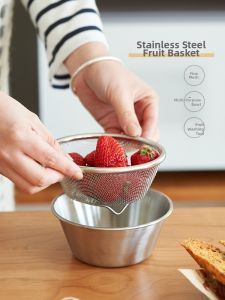 SIYUE | Multipurpose Food Prep Stainless Steel Draining Basket