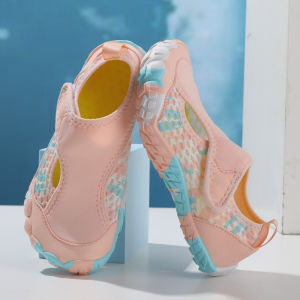 Childrens Indoor Fitness Shoes Shock Absorption Anti-Slip Wear-Resistant Noise Reduction Jump Rope Shoes for Boys And Girls