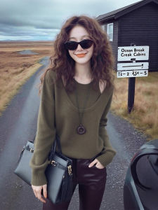 XUECAIQI | Faux Two-Piece Knitted Top Autumn Winter Wear