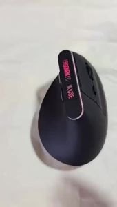 Dual Mode RGB Vertical Mouse 2.4G Wireless Mouse Bluetooth Mouse Ergonomic Mice Rechargeable Silent Mouse for PC Laptop Desktop