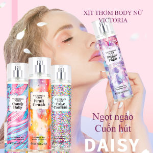Xịt thơm toàn thân nữ Victoria 236ml xịt thơm toàn thân giữ mùi lâu xịt thơm body mist được chiết xuất từ thiên nhiên mang lại cho phái đẹp một vẻ ngoài tinh tế sang trọng và quyến
