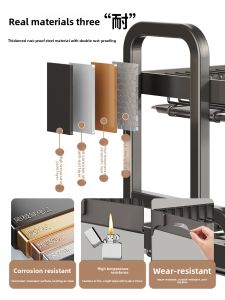 B&W | Kitchen Multipurpose Storage Rack