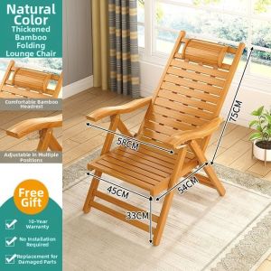 Folding Elderly Comfortable Summer Cool Balcony Leisure Chair