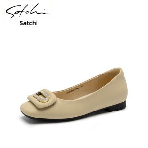 Comfortable Soft-soled Low Heel Flat Shoes For Skirts