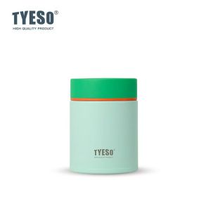 TYESO | Tyeso 200ml Thermoses Portable Stainless Steel Vacuum Insulated Food Jar Compact Thermal Lunch Box Breakfast Cup for Office