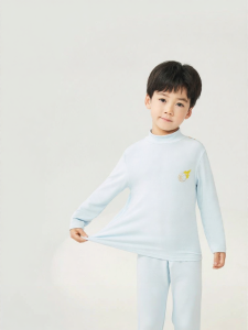 potatokids | Semi-High Neck Long Sleeve Light Autumn Spring T-shirt