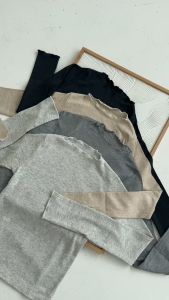 OFEYA - Ophelia Round Knit Top - Longsleeve Top - Knit Blouse Lengan Panjang Wanita