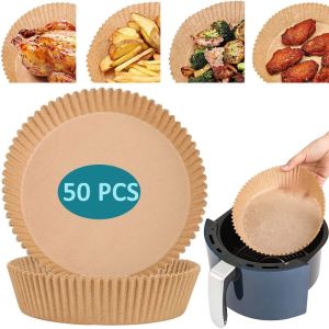 Air Fryer Special Paper Kitchen Baking Oil-proof and Oil-absorbing Paper Barbecue Plate Food Oven
