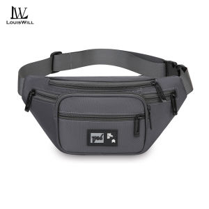 LouisWill Fashion Chest Bag Oxford Cloth Cross-Body Bag Mens Waterproof Sports Bag Large Capacity Casual Bag Messenger Bag Outdoor Fitness Bag Travel Bag Business Bag For Men
