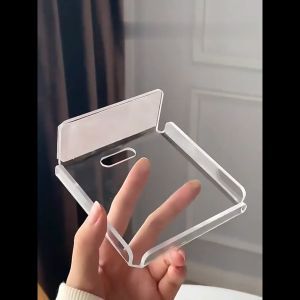 Satu Keluarga Rak Dinding Tempel Dudukan CCTV Serbaguna Rak Mini Dinding Wall Mount Bracket Holder Tatakan Transparan Home Security Import K146